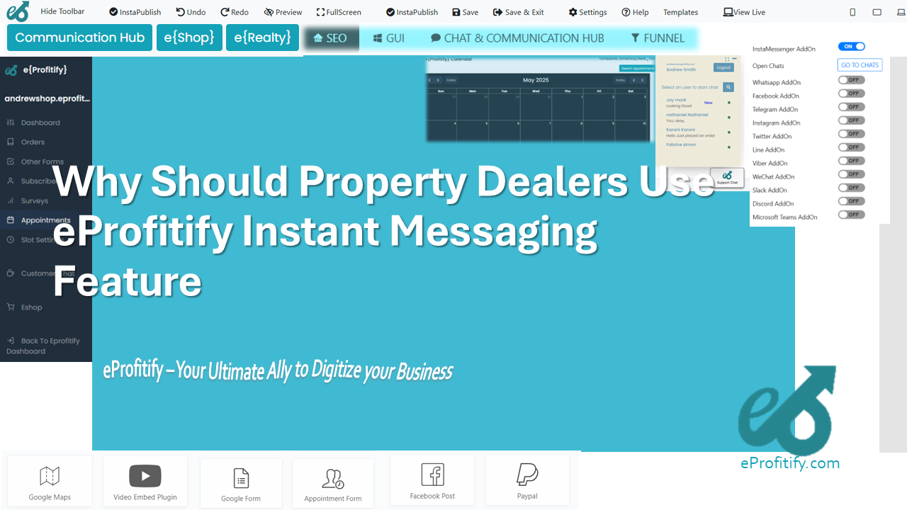 Why Should Property Dealers Use eProfitify Instant Messaging Feature